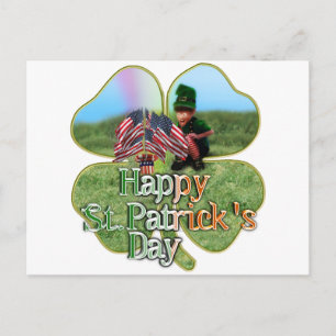 Carte Postale La Saint-Patrick Irlandais Américain Leprechaun