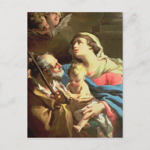 Carte Postale La Sainte Famille, 18ème siècle