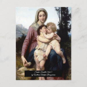 Carte Postale La Sainte Famille de Bouguereau
