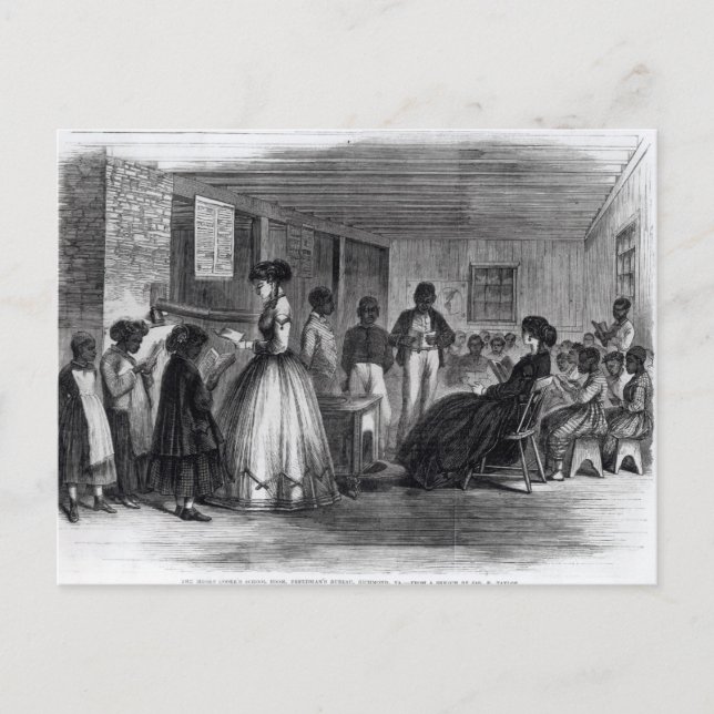 Carte Postale La salle de classe de Misses Cooke (Devant)