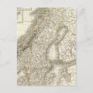 Carte Postale La Scandinavie - Scandinavie