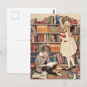 Carte Postale La semaine du livre pour enfants par Jessie Willco