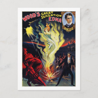 Carte Postale La sensation de Wood "Edna"