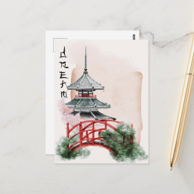 Carte Postale La série Okinawa Design 10   (Devant/Arrière en situation)