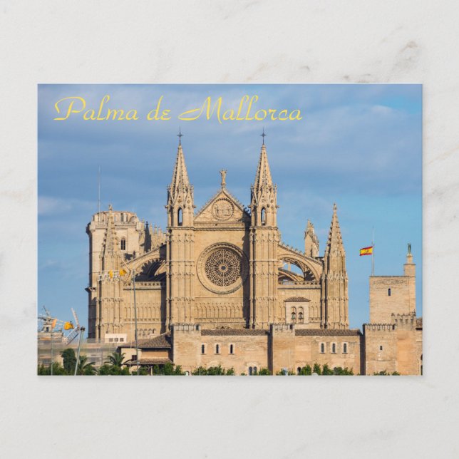 Carte Postale La Seu, Cathédrale de Palma de Majorque - Espagne (Devant)