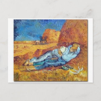 Carte Postale La Sieste de Vincent Van Gogh (Noon)