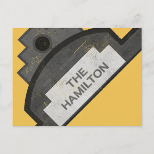 Carte Postale la signalisation du hamilton