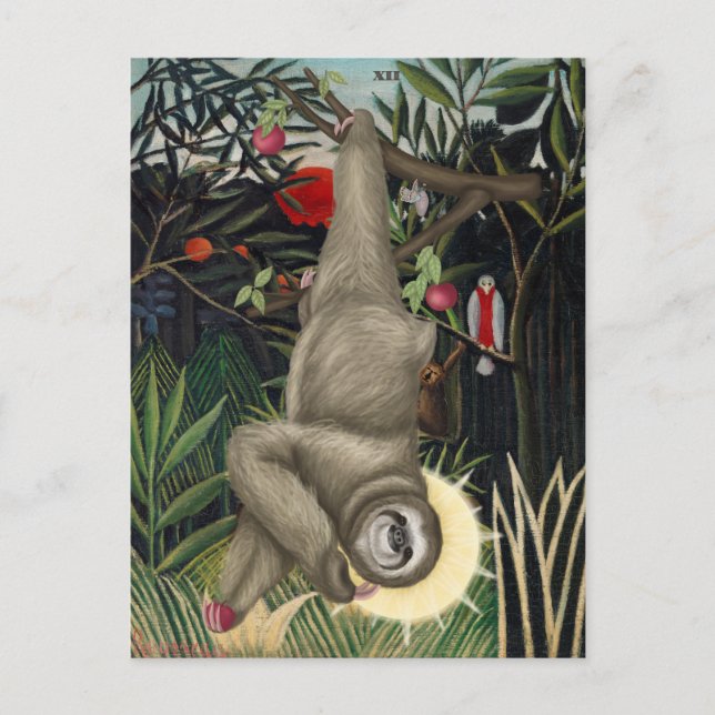 Carte Postale La Sloth pendue (Devant)