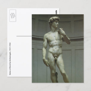 Carte Postale La statue de David de Michel-Ange