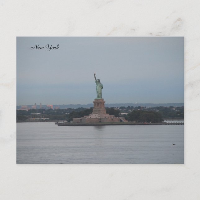 Carte Postale La Statue de la Liberté, New York (Devant)