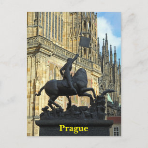 Carte Postale La statue de Prague