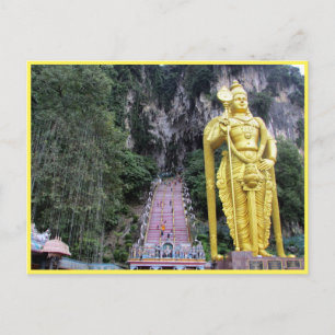 Carte Postale la statue d'or des grottes de batu