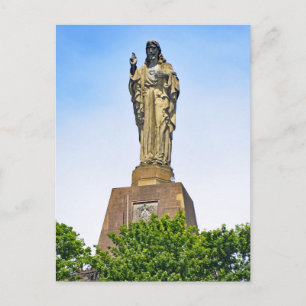 Carte Postale La Statue du Christ à San Sebastian-Donostia.