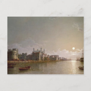 Carte Postale La Tamise au clair de lune avec Porte des Traiteur