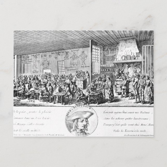 Carte Postale La taverne de Jean Ramponneau (Devant)