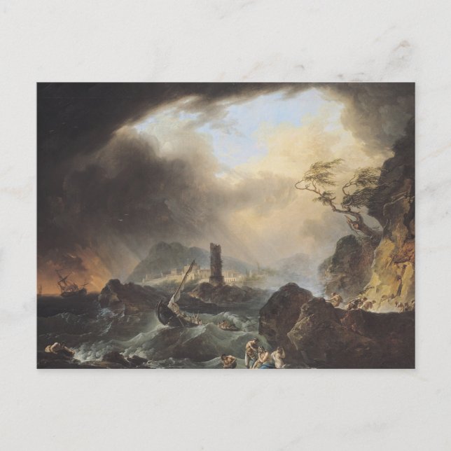 Carte Postale La tempête (Devant)