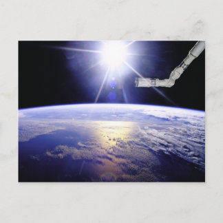 Carte Postale La terre comme vu de la station spatiale
