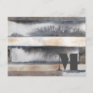 Carte Postale La terre et fumée I du monogramme  