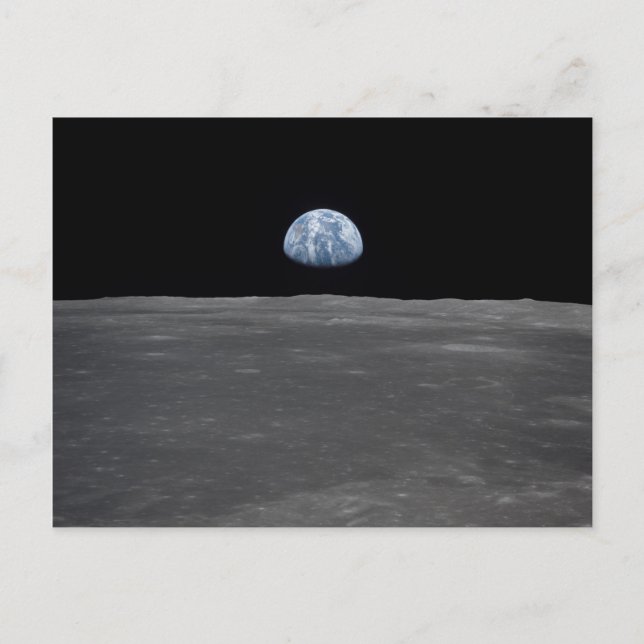 Carte Postale La Terre vue de la Lune (Devant)