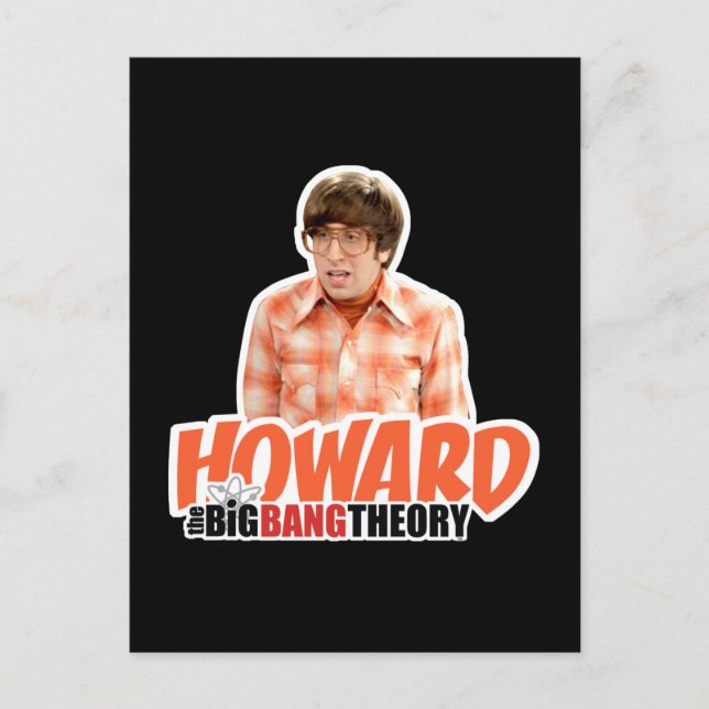 Carte Postale La théorie du Big Bang | Howard (Devant)