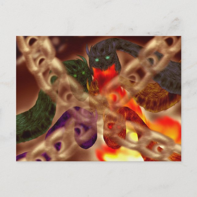 Carte Postale La tombe du dragon (Devant)