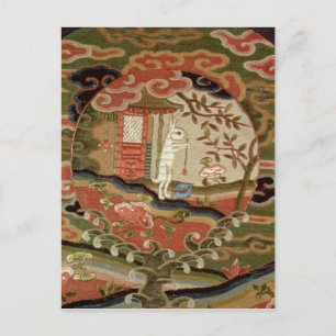 Carte Postale La Tortue et le lièvre, période Edo