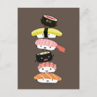 La Tour du Sushi - Une joyeuse pile d'amis du Sush