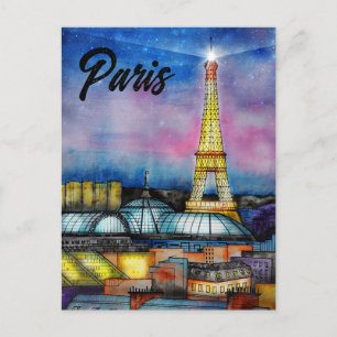 Carte Postale La Tour Eiffel de Paris