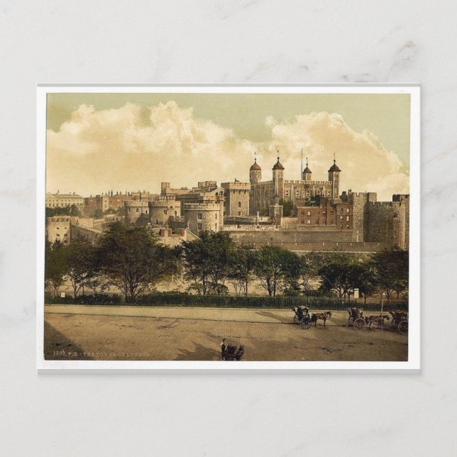 Carte Postale La tour, Londres, Angleterre rare Photochrom (Devant)