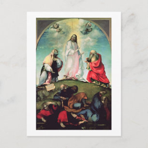 Carte Postale La Transfiguration du Christ, c.1510-12 (huile sur