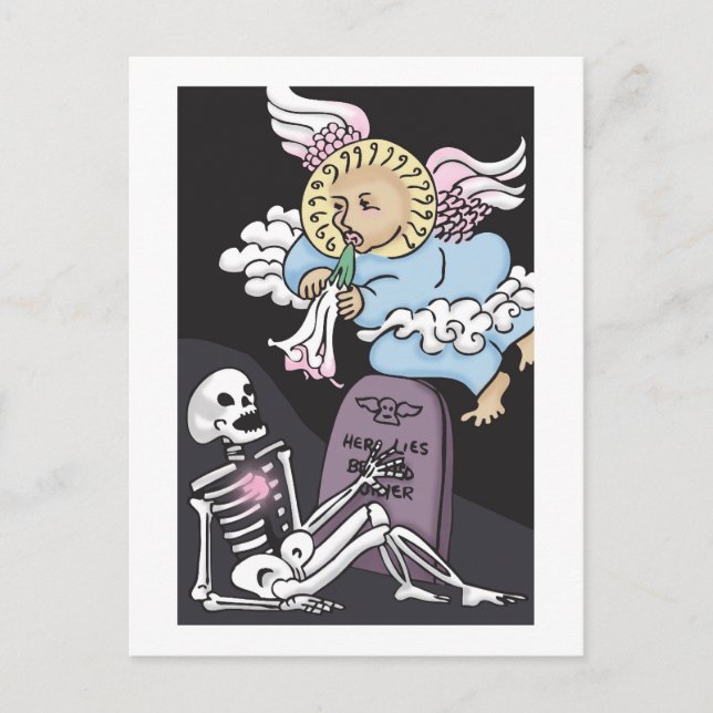 Carte Postale La trompette d'ange (Devant)