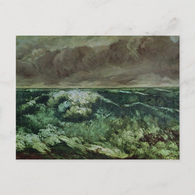 Carte Postale La vague, après 1870 (Devant)