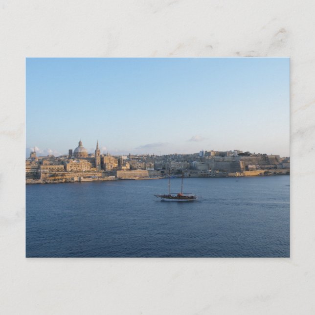 Carte Postale La Valette - Malte (Devant)