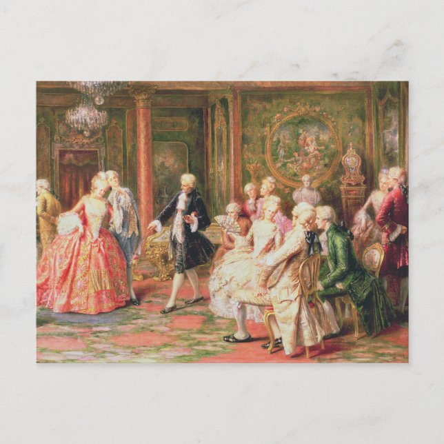 Carte Postale La valse (Devant)