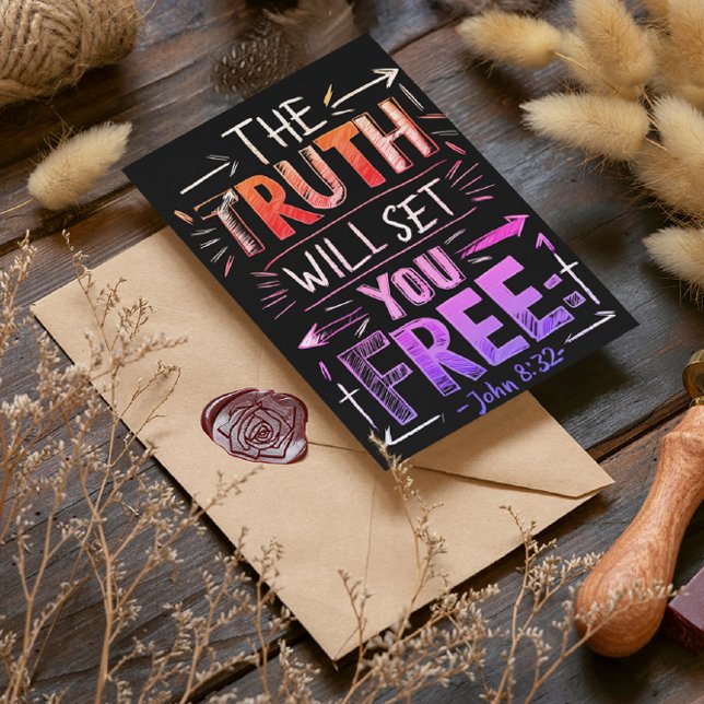 Carte Postale La Vérité Libératrice (Créateur téléchargé)