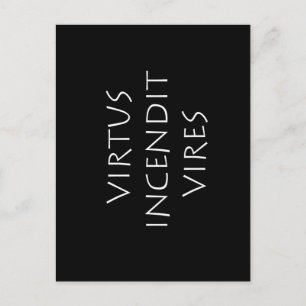 Carte Postale La vertu enflamme les forces