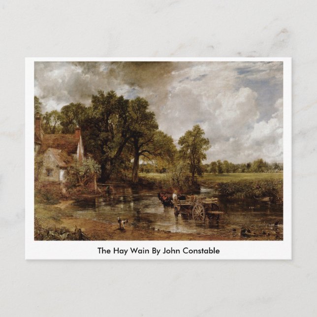 Carte Postale La Victoire Du Foin De John Constable (Devant)