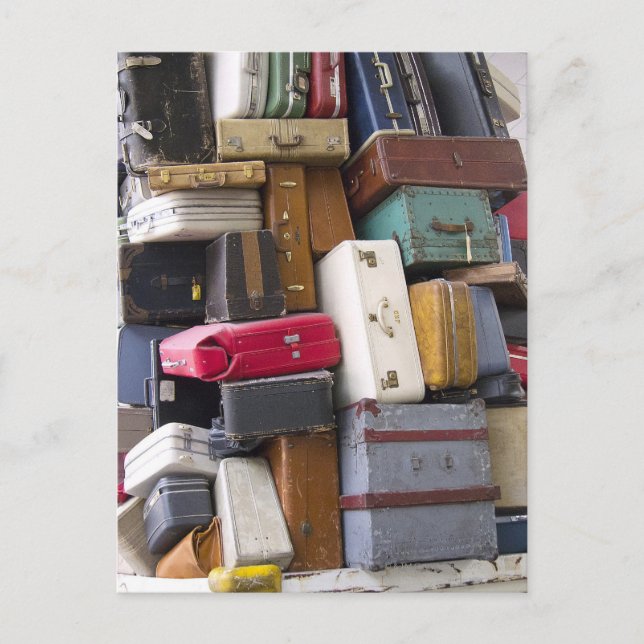 Carte Postale La vie a beaucoup de bagages 2 (Devant)