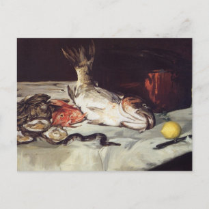Carte Postale La vie avec le poisson - Edouard Manet