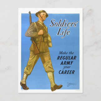 CARTE POSTALE LA VIE DES SOLDATS