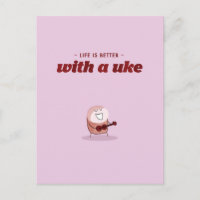 La vie est meilleure avec une ukelele