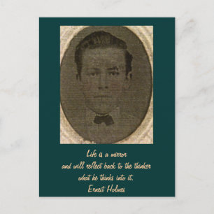 Carte Postale La vie est un miroir