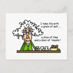 Carte Postale La vie et l'Humour de Tequila