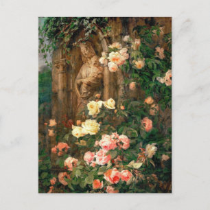 Carte Postale La Vierge des Roses - Madonna with child