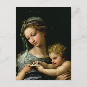 Carte Postale La Vierge du Rose, c.1518