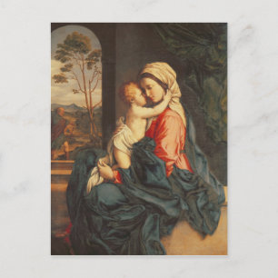 Carte Postale La Vierge et l'adoption de l'enfant