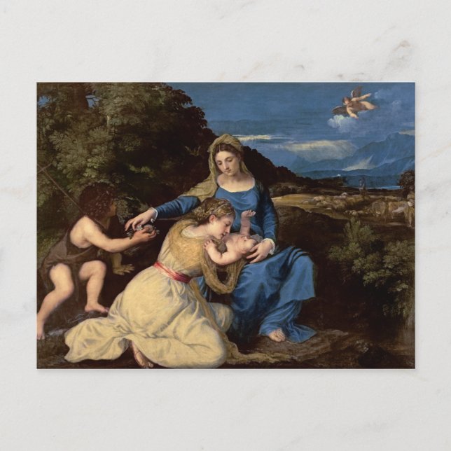 Carte Postale La Vierge et l'enfant avec les saints, 1532 (Devant)