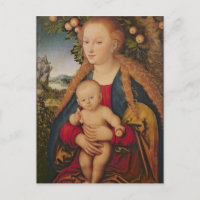 La Vierge et l'enfant sous un pommier