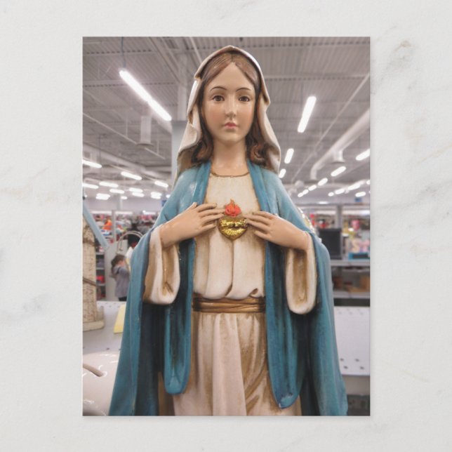 Carte Postale La Vierge Marie (Devant)