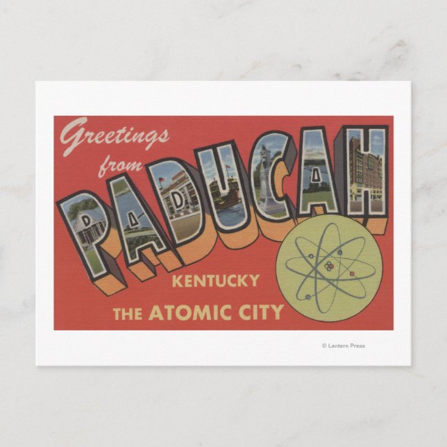 Carte Postale La ville atomique - Grandes scènes de lettres (Devant)